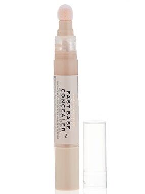 Makeup Revolution Fast Base Concealer C4 Light with Sponge Applicator New